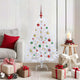 Vidaxx künstlicher klappbarer Weihnachtsbaum weiß 120 cm PVC und Stahl