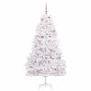 Vidaxx künstlicher klappbarer Weihnachtsbaum weiß 180 cm PVC und Stahl