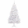 Vidaxx künstlicher klappbarer Weihnachtsbaum weiß 180 cm PVC und Stahl