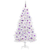 Vidaxx künstlicher klappbarer Weihnachtsbaum weiß 180 cm PVC und Stahl