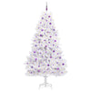 Vidaxx künstlicher klappbarer Weihnachtsbaum weiß 240 cm PVC und Stahl