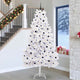Vidaxx künstlicher klappbarer Weihnachtsbaum weiß 270 cm PVC und Stahl