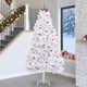 Vidaxx künstlicher klappbarer Weihnachtsbaum weiß 270 cm PVC und Stahl
