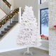 Vidaxx künstlicher klappbarer Weihnachtsbaum weiß 300 cm PVC und Stahl