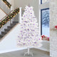 Vidaxx künstlicher klappbarer Weihnachtsbaum weiß 300 cm PVC und Stahl