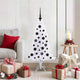 Künstlicher Weihnachtsbaum von Vidaxx mit 150 LEDs, weiß, 120 cm, PVC und Stahl