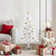 Künstlicher Weihnachtsbaum von Vidaxx mit 150 LEDs, weiß, 120 cm, PVC und Stahl