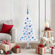 Künstlicher Weihnachtsbaum von Vidaxx mit 150 LEDs, weiß, 120 cm, PVC und Stahl