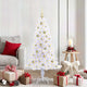 Künstlicher Weihnachtsbaum von Vidaxx mit 150 LEDs, weiß, 150 cm, PVC und Stahl