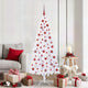 Künstlicher Weihnachtsbaum von Vidaxx mit 300 LEDs, weiß, 180 cm, PVC und Stahl