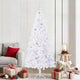 Künstlicher Weihnachtsbaum von Vidaxx mit 300 LEDs, weiß, 210 cm, PVC und Stahl
