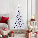 Künstlicher Weihnachtsbaum von Vidaxx mit 150 LEDs, weiß, 120 cm, PVC und Stahl