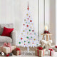 Künstlicher Weihnachtsbaum von Vidaxx mit 150 LEDs, weiß, 150 cm, PVC und Stahl