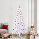 Künstlicher Weihnachtsbaum von Vidaxx mit 300 LEDs, weiß, 210 cm, PVC und Stahl