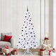 Künstlicher Weihnachtsbaum von Vidaxx mit 300 LEDs, weiß, 210 cm, PVC und Stahl