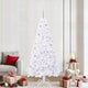 Künstlicher Weihnachtsbaum von Vidaxx mit 300 LEDs, weiß, 210 cm, PVC und Stahl