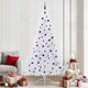 Künstlicher Weihnachtsbaum von Vidaxx mit 300 LEDs, weiß, 240 cm, PVC und Stahl