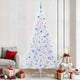 Künstlicher Weihnachtsbaum von Vidaxx mit 300 LEDs, weiß, 240 cm, PVC und Stahl