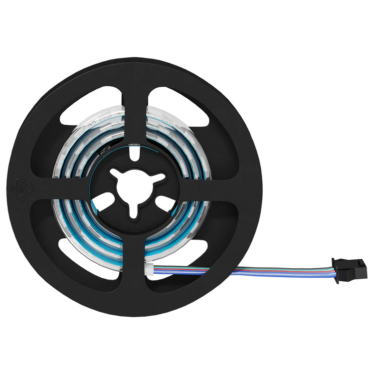 Vidaxxl LED-Streifen 2 Stück schwarz und transparent 550 mm Kupfer und Kunststoff