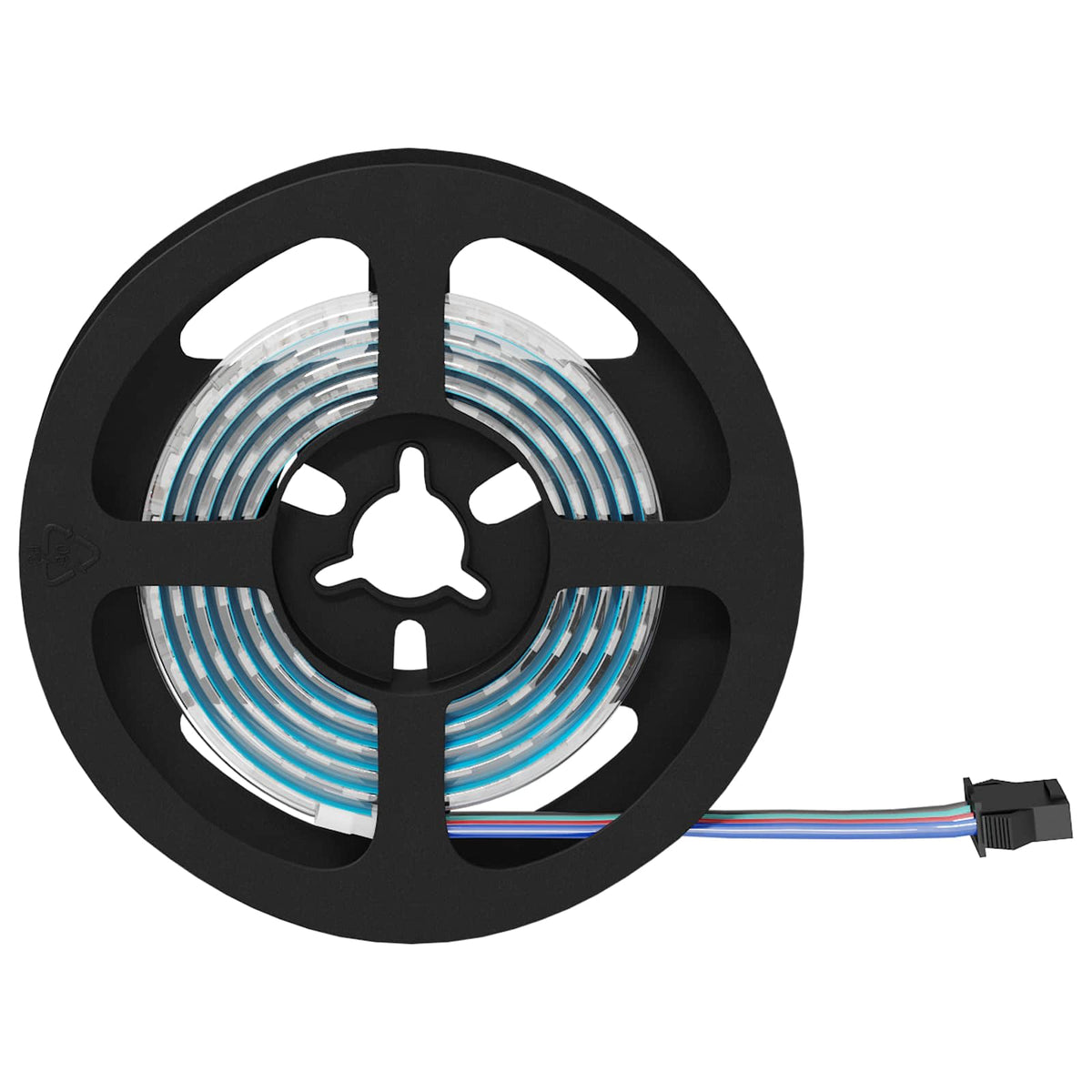 Vidaxxl LED-Streifen 2 Stück schwarz und transparent 1200 mm Kupfer und Kunststoff