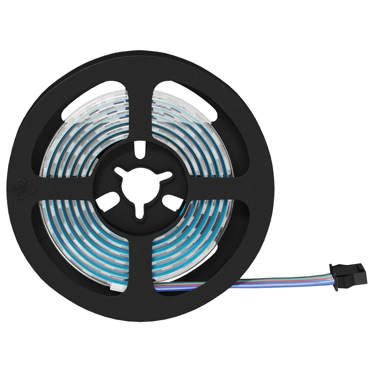 Vidaxxl LED-Streifen 2 Stück schwarz und transparent 1300 mm Kupfer und Kunststoff