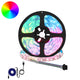 Vidaxxl LED-Streifen 2 Stück schwarz und transparent 2500 mm Kupfer und Kunststoff