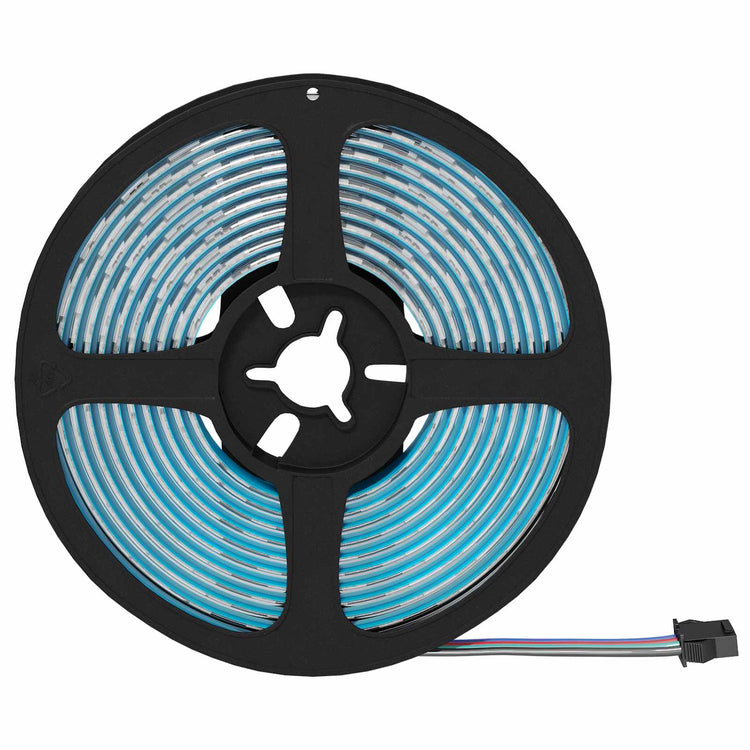 Vidaxxl LED-Streifen 2 Stück schwarz und transparent 2500 mm Kupfer und Kunststoff