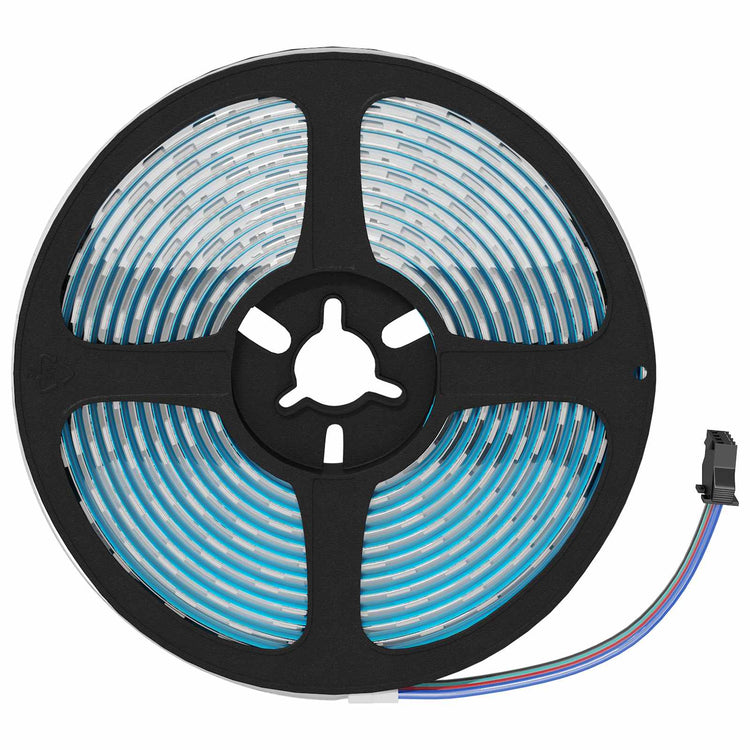Vidaxxl LED-Streifen 2 Stück schwarz und transparent 3000 mm Kupfer und Kunststoff