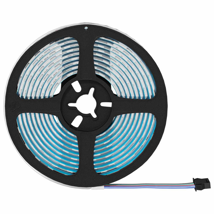 Vidaxxl LED-Streifen 2 Stück schwarz und transparent 4000 mm Kupfer und Kunststoff