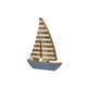 Decoris Dekoration Boot Holz 1,5x13x18cm