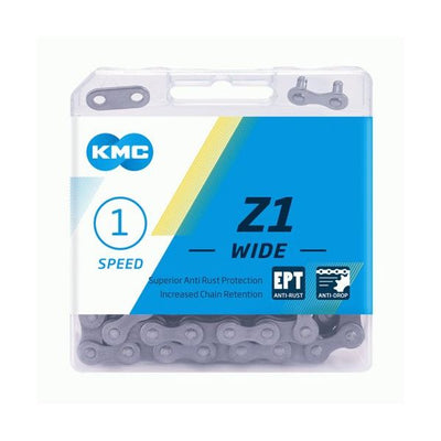 KMC Z 1 EPT 128 - 1 2x1 8 - 8.6mm - 128 Glieder - Dunkelsilber