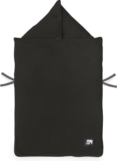 Deryan – Fußsack für Autositz Kinderwagen – Fußsack Maxi Cosi, Kinderwagen oder Autositz – Schwarz