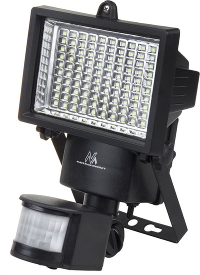 Maclean – Solar-LED-Lampe – Strahler mit Bewegungssensor – IP44 6 W 360 Lumen 6000 K