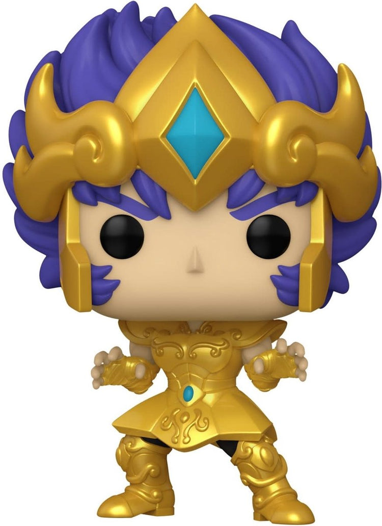 Funko Saint Seiya – Pop! Animationsfigur Gold Leo Ikki 9 cm Sammlerfigur – Mehrfarben