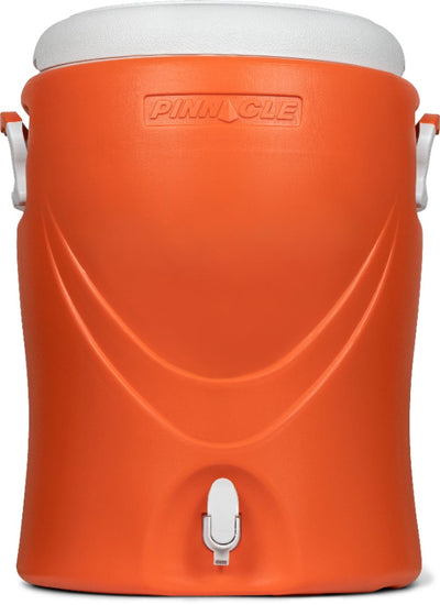 Pinnacle Platino 10 Gallonen – isolierter Getränkespender, Getränkekühler mit Zapfhahn – 40 Liter – Orange