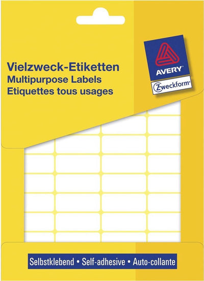 Universelle Etiketten Avery Zweckform 3319 29x18mm weiß