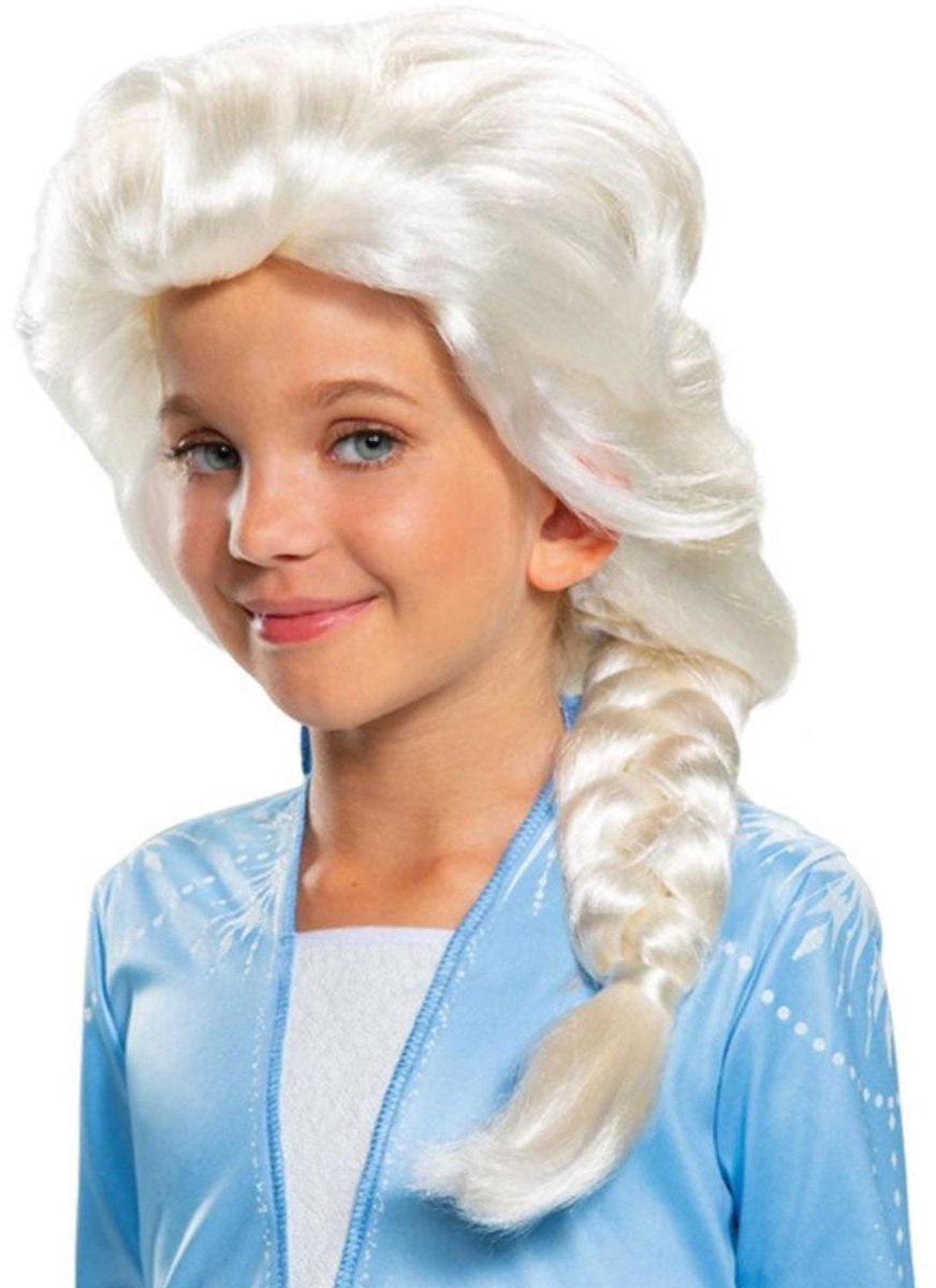 Disney-Verkleidung – Die Eiskönigin 2, Elsa-Perücke – Kind, Größe Einheitsgröße, Kind, Mädchen
