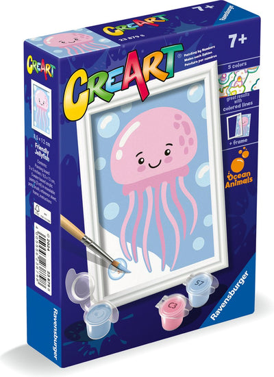 Ravensburger Kreart Gemälde über Zahlen -Trendfrosch