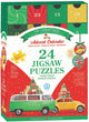 Eurographics Volkswagen – VW Weihnachts-Adventskalender – 24 x 50 Teile 12,7 x 12,7 cm (B x H) – Puzzle