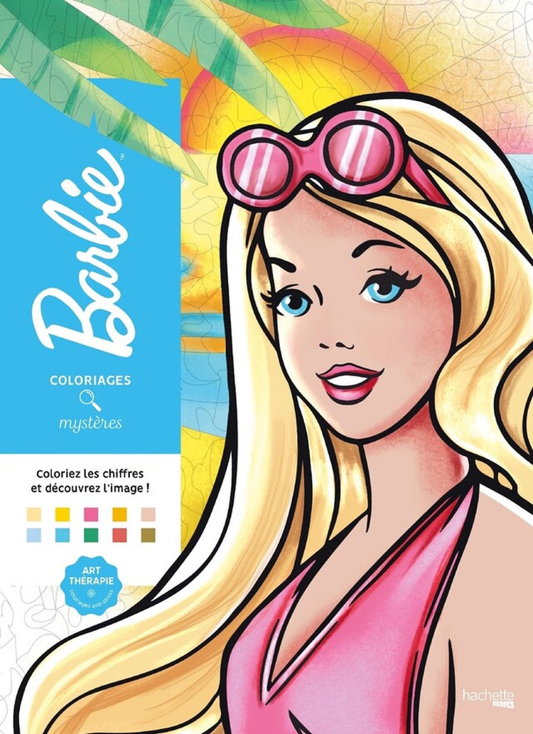 Hachette Heroes Coloriages Mystères Barbie – Malen nach Zahlen Malbuch für Erwachsene –