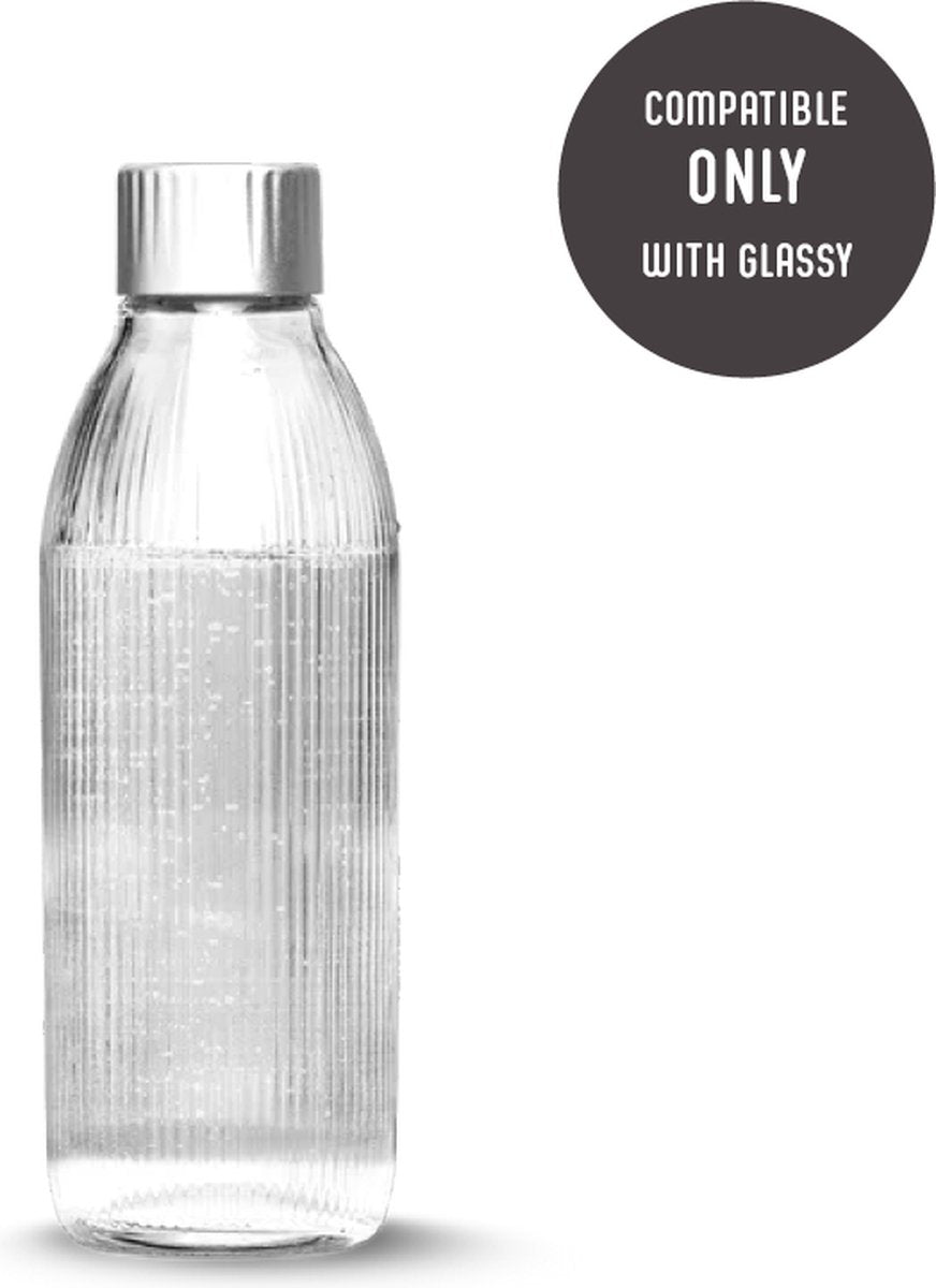Mysoda 1pb10g-s – Glaswasserflasche – geeignet für die Glassy-Serie