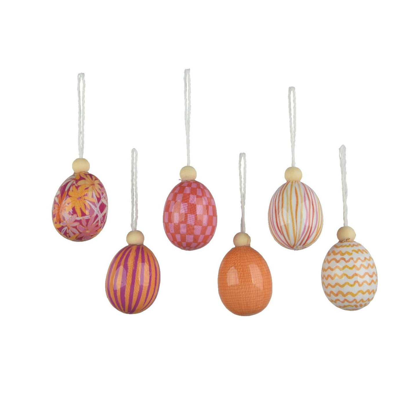Decoris Hängedekoration Eierschaum ø4xh6cm