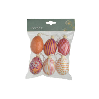 Decoris Hängedekoration Eierschaum ø4xh6cm