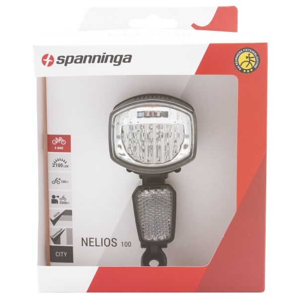 Spanninga Scheinwerfer Nelios 100 xe 100(+100)Lux E-Bike 6-36V