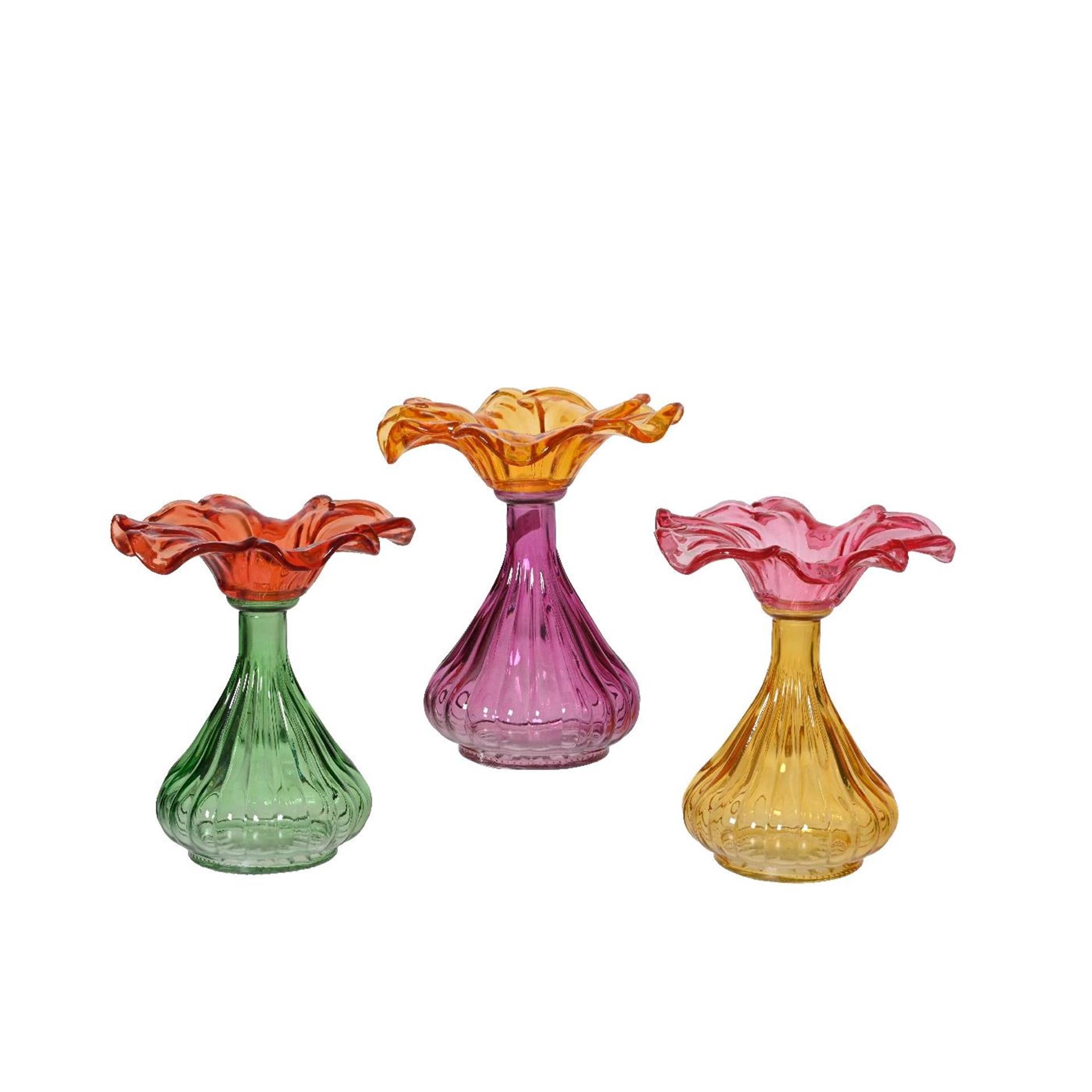 Decoris Vase Blumenglas ø16,5xh19cm
