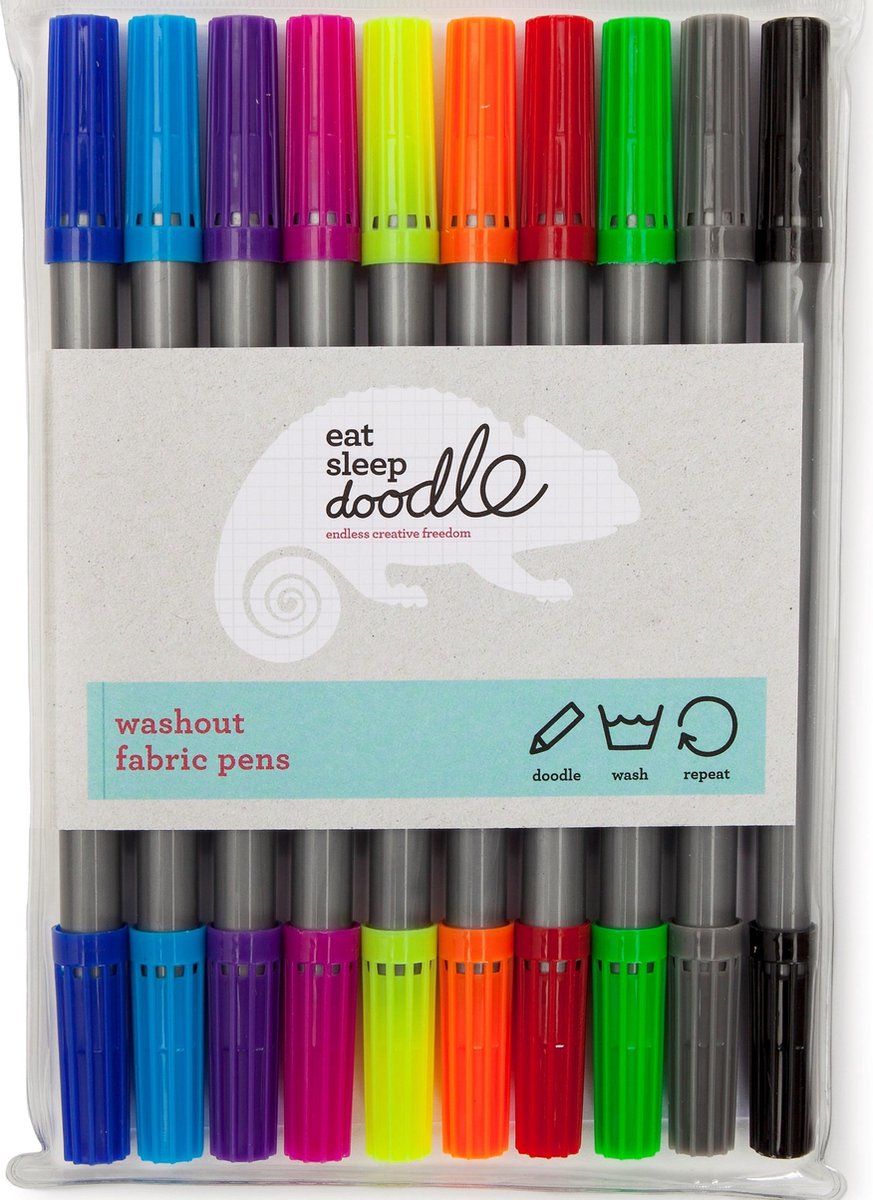Waschbare Farbmarker von Eatsleepdoodle – 10er-Set