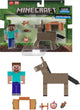 Minecraft-Figuren Steve und Esel, 6 Jahre, mehrfarbig, Kunststoff
