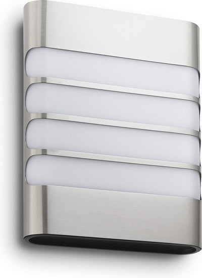 Philips LED Philips MyGarden Raccoon Wandleuchte – LED – Edelstahl