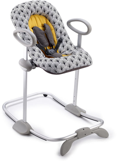 Béaba Up Down Schaukelstuhl Baby – Höhenverstellbarer Schaukelstuhl – Babyschaukel – 4 Höhen 3 Liegepositionen – inklusive 5-Punkt-Gurt – Mehrfarbig
