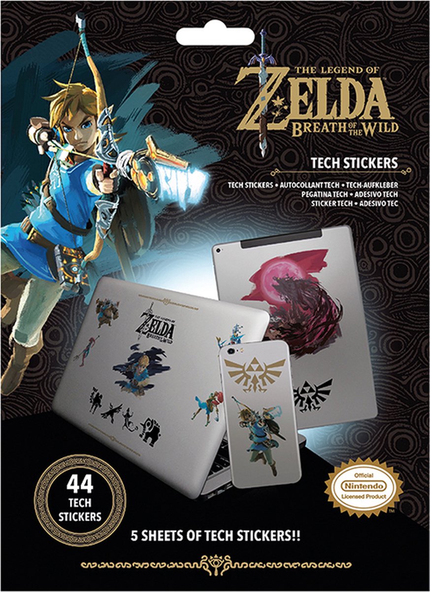 Pyramid International The Legend of Zelda Breath of the Wild – Tech-Aufkleberpaket